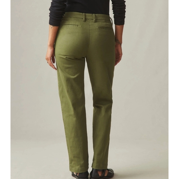 AMERICAN GIANT WOMEN'S SAWBUCK CHINO IN MOSS SIZE 8 LIKE NEW! MADE IN USA - Picture 3 of 10